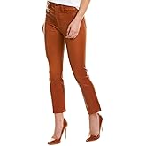 Joe's Womens Callie High Rise Stretch Leather Cropped Boot Jean