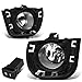 Auto Dynasty Compatible with Scion tC AGT20 Pair of Bumper Driving Fog Lights + Bezel + Wiring Kit + Switch (Clear Lens)