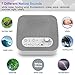 White Noise Sound Machine, Sleep Therapy for Sleeping & Relaxation, 7 Natural Soothing Sounds, USB Charger, Adjustable Volume Headphone Jack Auto-Off Timer, Portable for Home Office Travel