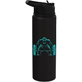 Gorilla Weight Lift Silverback Gorilla Stainless Steel Insulated Water Bottle