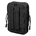 Tactical Molle Pouch Compact EDC Utility Gadget Belt Waist Bag Pack Camping Hiking Outdoor with Cell Phone Holster for iPhone 6 6s 7 8 PLUS Samsung S5 S6 S7 Edge Note 2 LG G3 G4 G5 HTC M7 M8, Black