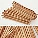 Chopsticks Reusable Dishwasher Safe Natural Chinese Health Wooden Bamboo Chopsticks,Long 10 Pairs Sets for Restaurant Home Use Premium Material (As Picture)