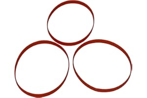 3 Packs Urethane Band Saw Tires 6" Inch x 3/8" Inch x .095" Fit for 3-wheel 10" Craftsman Band Saw Models: 133.244510, 113.24