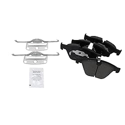 TRQ Front Posi Ceramic Brake Pad Kit Set for BMW