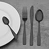 Matte-Black-Cutlery-Set-Bettlife-Tableware-Set-Stainless-Steel-Flatware-Silverware-Set-with-Knife-and-Fork-Set-Service-for-8-Dishwasher-Safe-Easy-Clean-Hold-Matt-Black-32-P Matte Black Cutlery Set, Bettlife Tableware Set Stainless Steel Flatware Silverware Set with Knife and Fork Set, Service…
