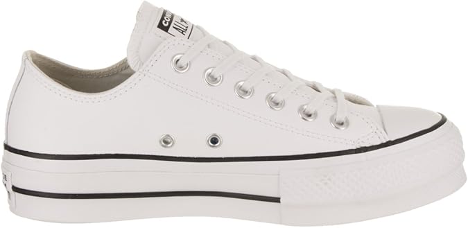 converse white all star clean lift trainers