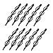10 Pcs Hair Ornament Barrette Bar Clips DIY Hairstyle Bobby Pin Black for Lady