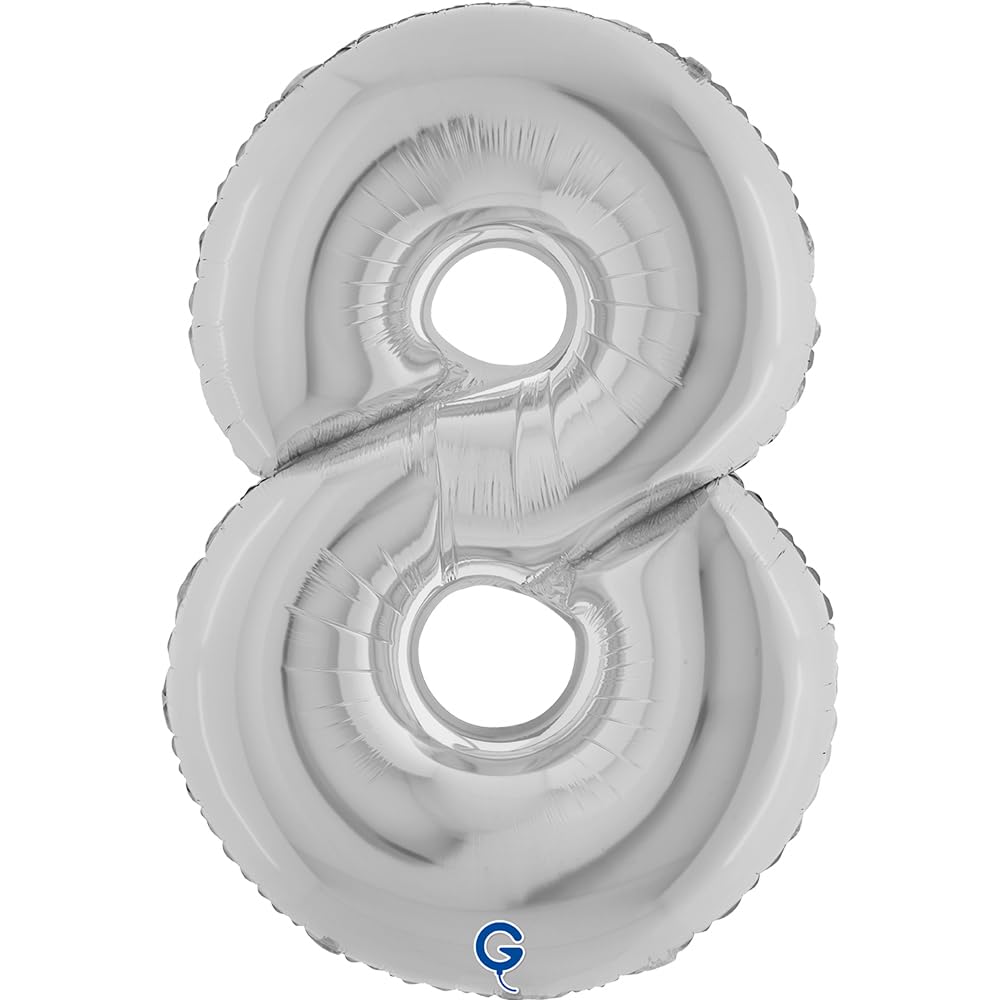 Grabo Number 8 Superloon Single Pack, Length- 40 Inch, Colour- Silver