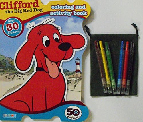 Bundle Clifford The Big Red Dog Shaped Coloring And Activity Book Plus...