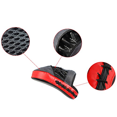 image for Xnature Essential Curved Boxing MMA Punching Mitts Boxing Pads Hook & 