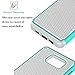 S6 Edge Plus Case,EC Slim Shockproof Case Cover, Hybrid Armor Dual Layer Defender Protective Case Cover for Samsung Galaxy S6 Edge Plus (Emerald/Gray)