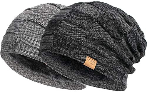 REDESS Beanie Hat for Men and Women Winter Warm Hats Knit Slouchy