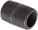 GF Piping Systems PVC Pipe Fitting, Close Nipple, Schedule 80, Gray, 1/2