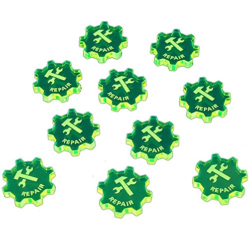 SW: Armada, Repair Command Tokens, Fluorescent Green (10)