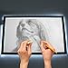 Tracing Light Box, M.Way Adjustable Brightness A4 Size Copy Board 9x13 Inch Ultra Thin 5mm LED Light Table For Artists, Drawing, Sketching, Animation