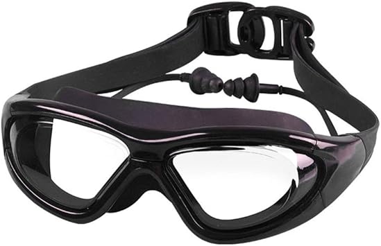 Amazon スイミングゴーグル ゴーグル 水泳 水中メガネ 防水 曇り止め Uvカット 水漏れ防止 3d人間工学設計 調節可能なベルト男女兼用 J8150 ブラック Hangdong スイミングゴーグル