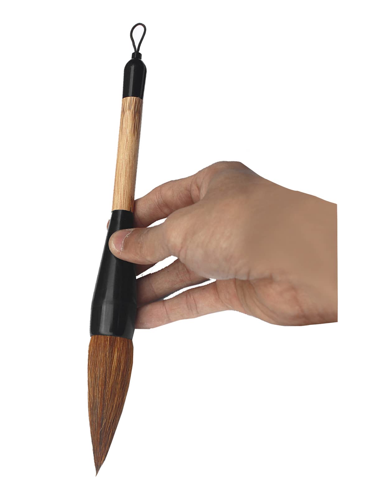 Hard Wolf Hair Chinese Traditional Writing Brush, Large Calligraphy Brush, Japanese Sumi Drawing Watercolor Kanji Brush