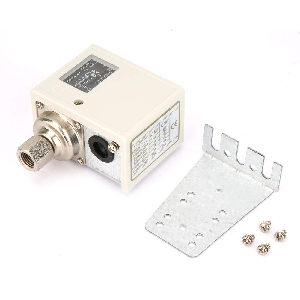 Garosa Electronic Air Compressor Pressure Switch with Adjustable Pressure Control G1/4 Female Thread for Automatic Compressor Systems