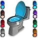 Premium Motion Sensor Toilet LED Night Light, Home Toilet / Bathroom Motion Activated Toilet Nightlight Toilet Seat Light with 8 Changing Colors
