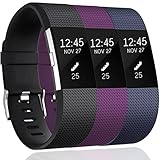 Replacement Bands for Fitbit Charge 2, Fitbit Charge2 Wristbands,Small and Large, 10 colors
