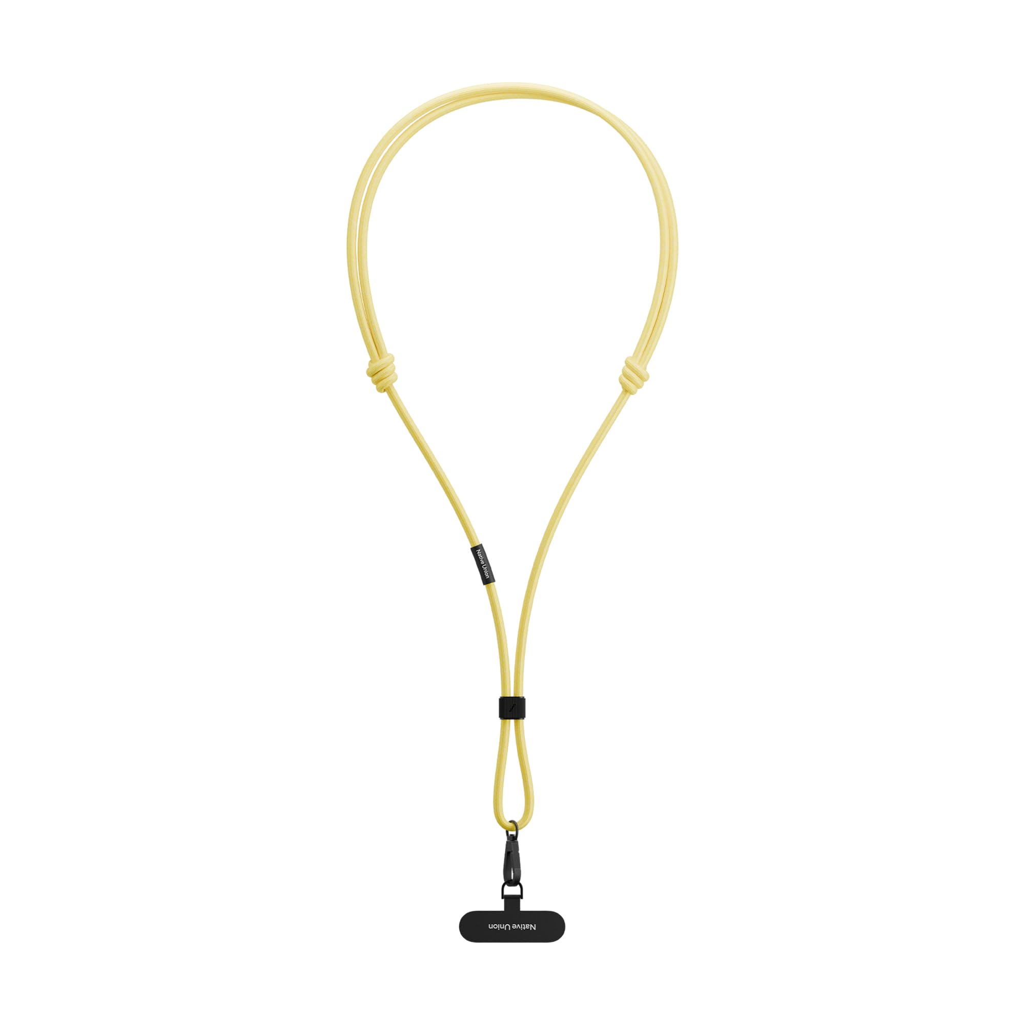 Native Union Sling – Adjustable & Detachable Phone Strap – Compatible with iPhone 17e, 17, 16, 15, Galaxy S26 & most Smartphones – Made with 100% Durable & Recycled Materials (Lemon)