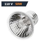 STTQYB UVA + UVB Full Spectrum Sun Lamp Sunbathe Reptile Lizard Lamp UV Heating Lamp - (50W)