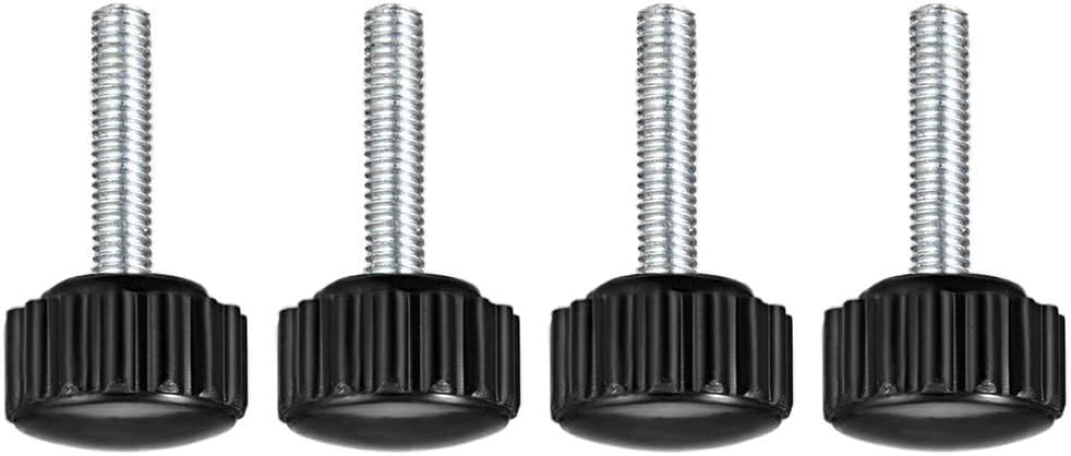 MACHSWON Knurled Clamping Knobs Saw Drill Press Lathe and Routing Jigs Packaging Machinery Printing Equipment Hand Clamping Handle Bolt Hand Knob Screw Replacement Parts M4 x 20mm 4pcs