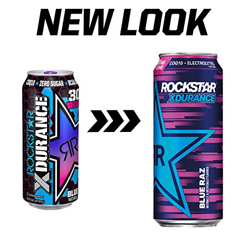 Rockstar Energy Drink 4 Flavor Xdurance 300mg Caffeine Variety Pack Xdurance Variety Pack 12 Count Pricepulse