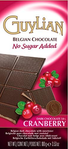 Guylian Belgium Chocolates Cranberry Bar, 3.53 Ounce 12 count, Pack of 4