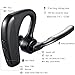 Bluetooth Headset - Wireless Earpiece In-Ear Headphones w/ Mic, 9Hrs Talk Time, Noise Canceling, Hands Free for Driving (K10a - Black)