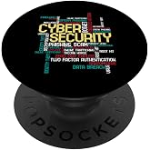 Cyber Security - Hacker IT Analyst Computer Programmer PopSockets Swappable PopGrip