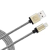 iPhone 7 Charger, 6.6ft Apple MFi Certified, Cambond 8 Pin Braided USB Lightning Cable Cord for iPhone 7 / 7 Plus, iPhone SE, iPhone 6s / 6s Plus / 6 / 6 Plus / 5s / 5c / 5, iPad Air, Mini ( Gold )