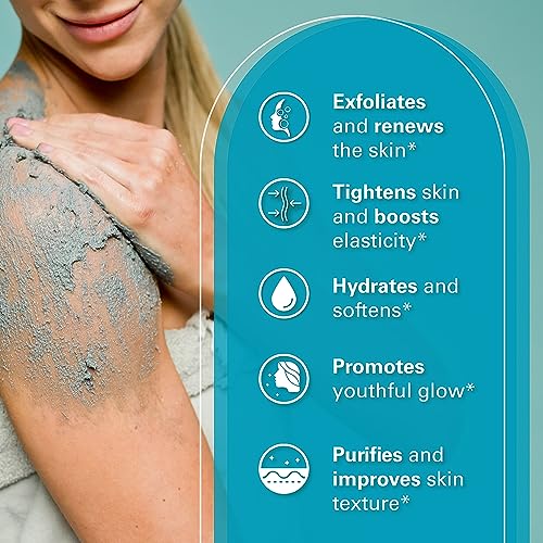 Charcoal Scrub Face Foot & Body Exfoliator Infused with Collagen and