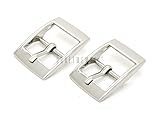 CRAFTMEMORE 4pcs 5/8 Inch Single Prong Belt Buckle