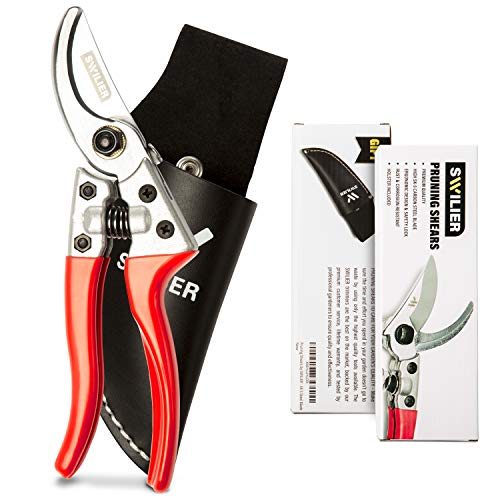 SWILIER Bypass Pruning Shears Professional Hand Trimmers Secateur