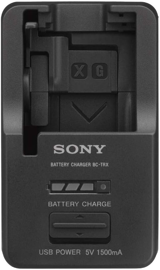 Sony BCTRX Battery Charger for X/G/N/D/T/R and K Series Batteries (Black) : Digital Camera Battery Chargers : Camera & Photo
