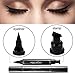 Eyeliner, Winged Eyeliner, 2 Pens Double Sided, Matte Black Liquid Eyeliner, Waterproof, Smudge-Proof, For Perfect Wings & Cat Eyes by WONTECHMI, The Best Gift