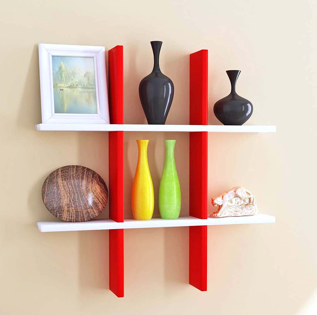 THEHEARTWILL Wooden MDFMedium Density Fiber Home Decoration Wall Rack