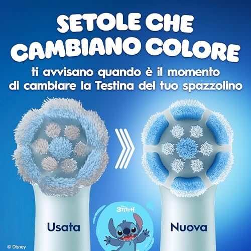 Testine di Ricambio iO Kids 6+, Azzurre, 8 Ricambi