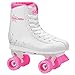 Roller Derby U324G-06 Girls Roller Star 350 Quad Skate, Size 06, White/Pink