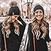 FURTALK Winter Knit Beanie Hats for Women Warm Fur Bobble Pom Pom Hat