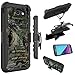 Zoeirc for Galaxy J7 V/for Galaxy J7 Perx/J7 Sky Pro Case, Case for [Heavy Duty] Armor Shock Proof Dual Layer Holster with Kickstand & Belt Clip Holster for Samsung Galaxy Halo/J7 2017 (camo)