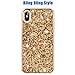 iPhone Xs Max Case,SQMCase Glitter Heavy Duty Rugged Hybrid Soft TPU Inner + Hard PC Outer with Crystal Bling Diamond Electroplated Frame Protective Case for iPhone Xs Max 6.5