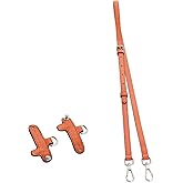 Chispee Leather Bag Shoulder Strap, Purse Straps Replacement Crossbody Adjustable Conversion Kit for Longchamp Mini Bag