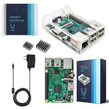 Vilros Raspberry Pi 3 Kit with Clear Case and 2.5A Power Supply