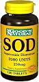 Good 'N Natural - SOD Superoxide Dismutase 2000 Units of Activity 250 mg. - 100 Tablets