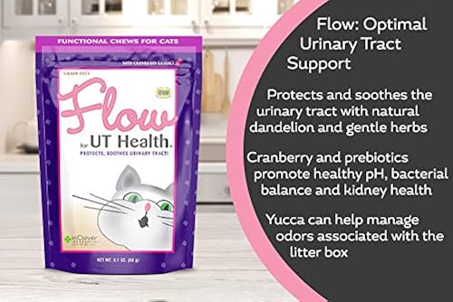 InClover Flow Soft Chews for Daily Support for UT Health in Cats