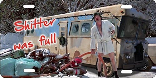 Christmas Vacation Cousin Eddie Rv Novelty Front License Plate "Shitter ...