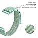 bayite Soft Nylon Bands Compatible Fitbit Versa Women Men, Breathable Sport Loop Band Replacement Accessories Wristband, Green