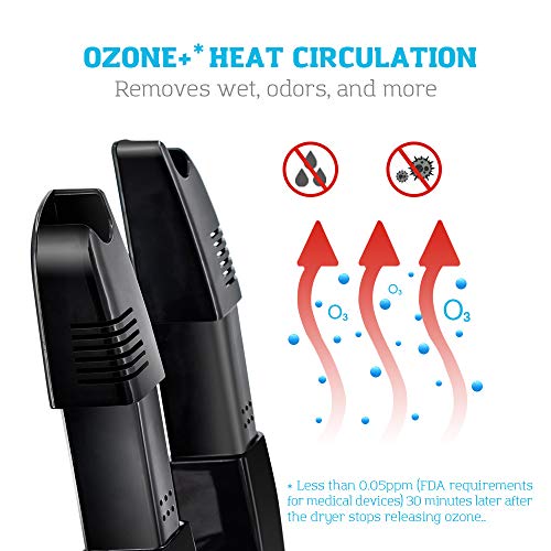DR.PREPARE Boot Dryer Shoe Dryer Ozone, Glove Dryer & Boot Warmer with